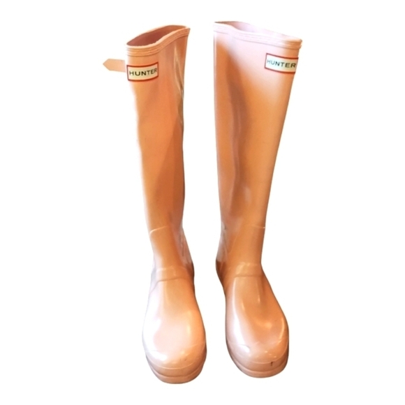 Hunter Tall "Paste Pink" Boots - Picture 8 of 16
